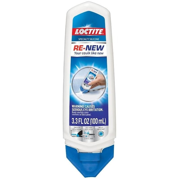 Loctite RENEW 2158772 Specialty Silicone Sealant, White, 24 hr Curing, 41 to 104 deg F, 33 oz